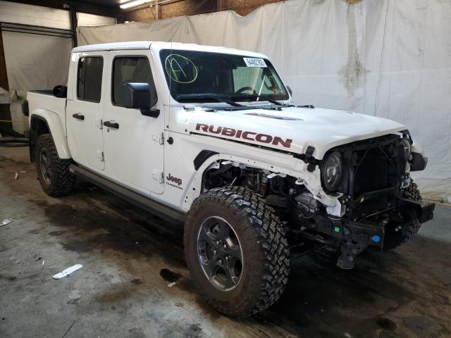 1C6JJTBGXLL110416 - 2020 JEEP GLADIATOR RUBICON WHITE photo 1