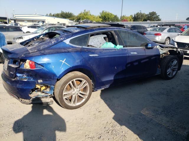 5YJSA1E28FF112996 - 2015 TESLA MODEL S Mavi foto 3