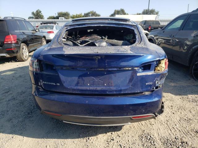 5YJSA1E28FF112996 - 2015 TESLA MODEL S Mavi foto 6