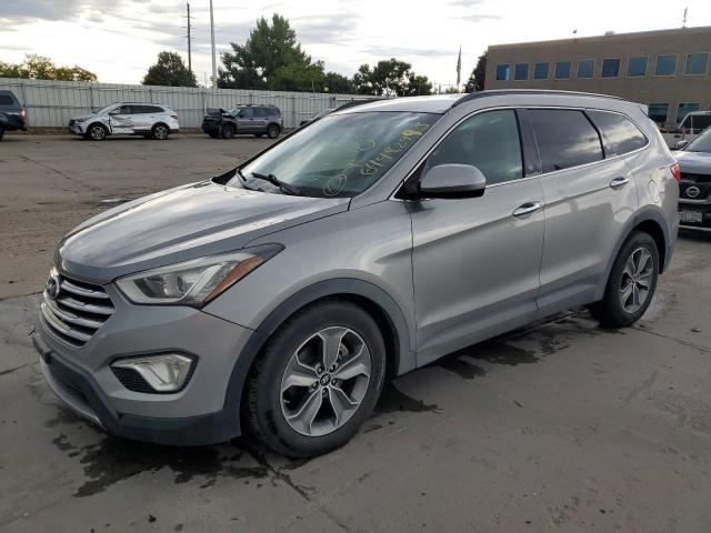 KM8SMDHFXGU129200 - 2016 HYUNDAI SANTA FE SE SILVER photo 1