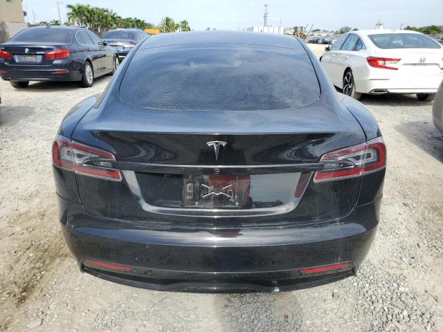 5YJSA1E50NF461658 - 2022 TESLA MODEL S Սև լուսանկար 6