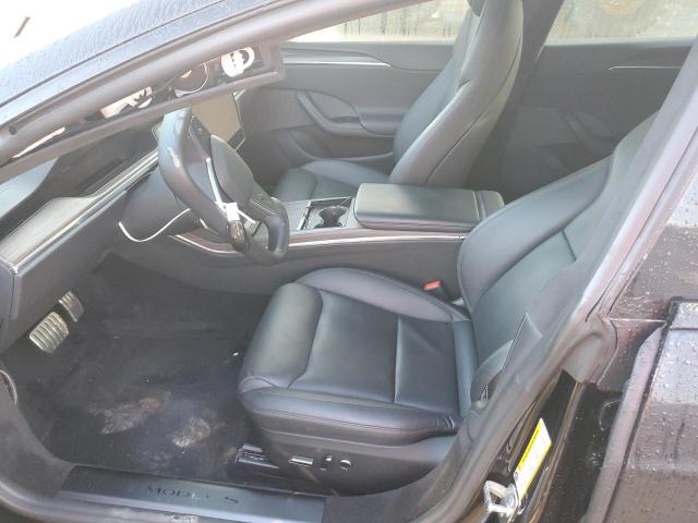 5YJSA1E50NF461658 - 2022 TESLA MODEL S Սև լուսանկար 7