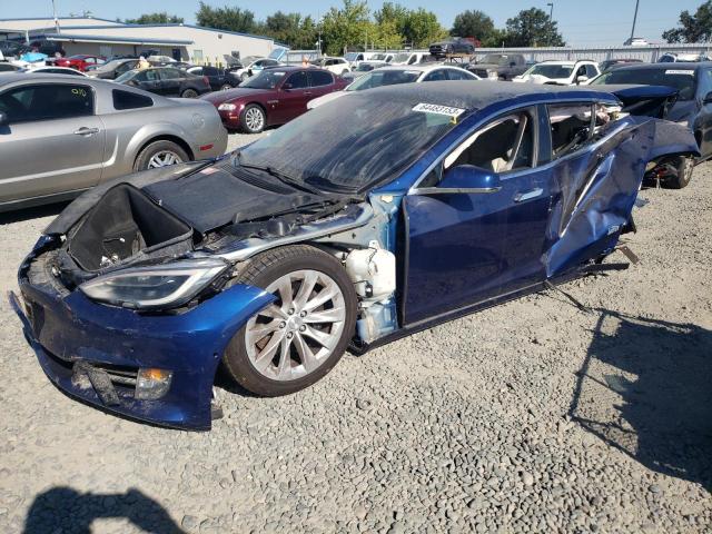 5YJSA1E13HF214863 - 2017 TESLA MODEL S Mavi foto 1