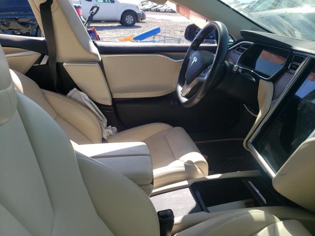 5YJSA1E13HF214863 - 2017 TESLA MODEL S Mavi foto 7