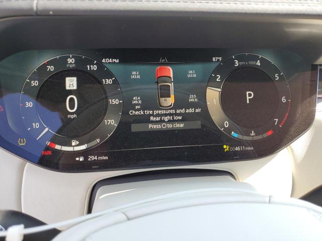 SALKP9FU8SA282459 - 2025 LAND ROVER RANGE ROVE SE SILVER photo 9