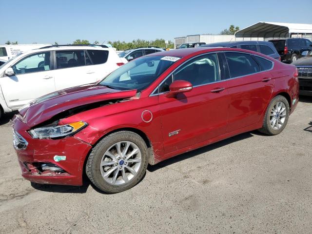 3FA6P0PU9HR329733 - 2017 FORD FUSION SE PHEV RED photo 1