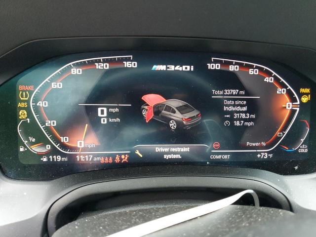 3MW5U9J03M8C04295 - 2021 BMW M340XI BLACK photo 9