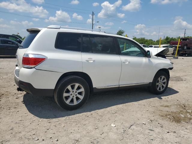 5TDBK3EH2CS135002 - 2012 TOYOTA HIGHLANDER BASE Biały zdjęcie 3