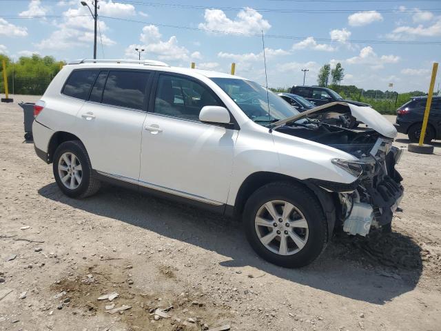 5TDBK3EH2CS135002 - 2012 TOYOTA HIGHLANDER BASE Biały zdjęcie 4