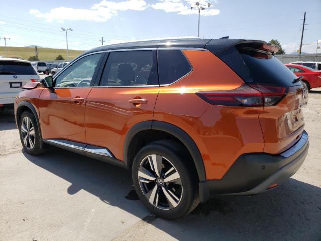 JN8AT3CB5MW237326 - 2021 NISSAN ROGUE SL ORANGE photo 2