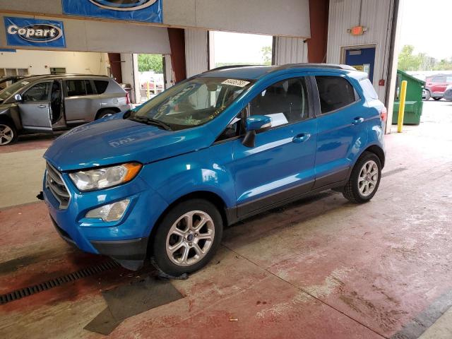 MAJ3P1TE7JC214544 - 2018 FORD ECOSPORT SE BLUE photo 1