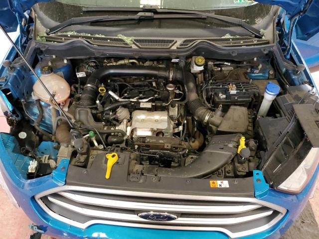MAJ3P1TE7JC214544 - 2018 FORD ECOSPORT SE BLUE photo 12