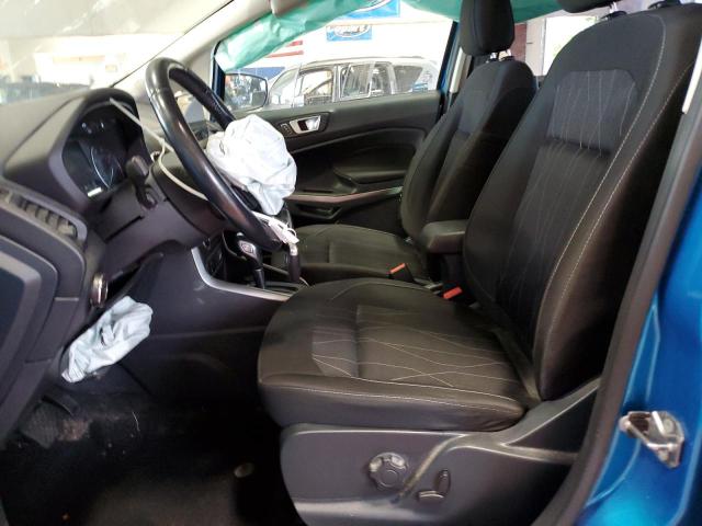 MAJ3P1TE7JC214544 - 2018 FORD ECOSPORT SE BLUE photo 7