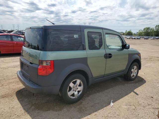 5J6YH28543L042935 - 2003 HONDA ELEMENT EX Yaşıl foto 3