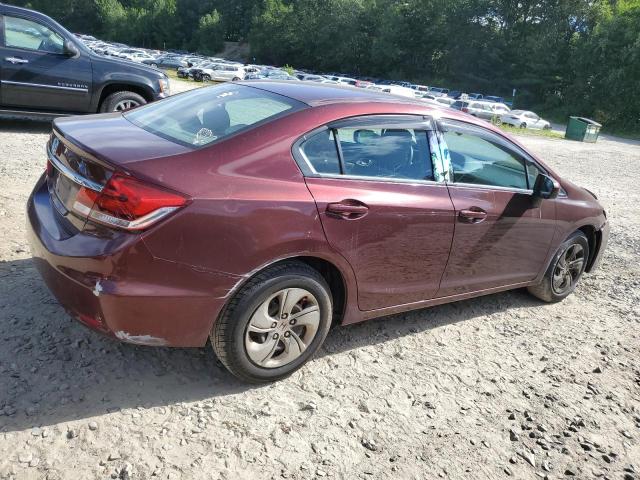 19XFB2F51EE226789 - 2014 HONDA CIVIC LX Bordo foto 3