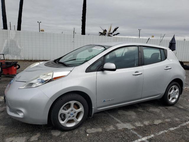 1N4AZ0CPXDC416196 - 2013 NISSAN LEAF S SILVER photo 1