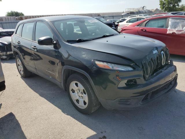 1C4PJLAB1EW123128 - 2014 JEEP CHEROKEE SPORT BLACK photo 4