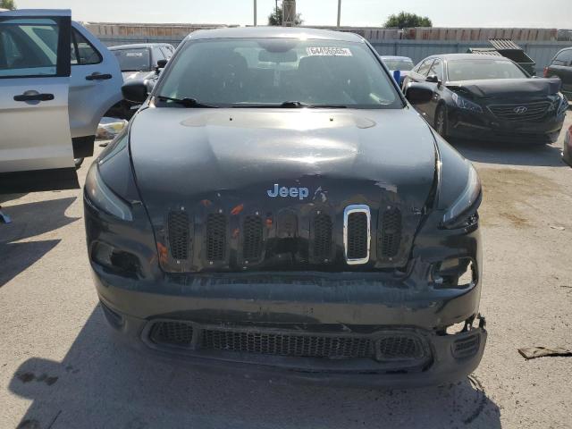 1C4PJLAB1EW123128 - 2014 JEEP CHEROKEE SPORT BLACK photo 5