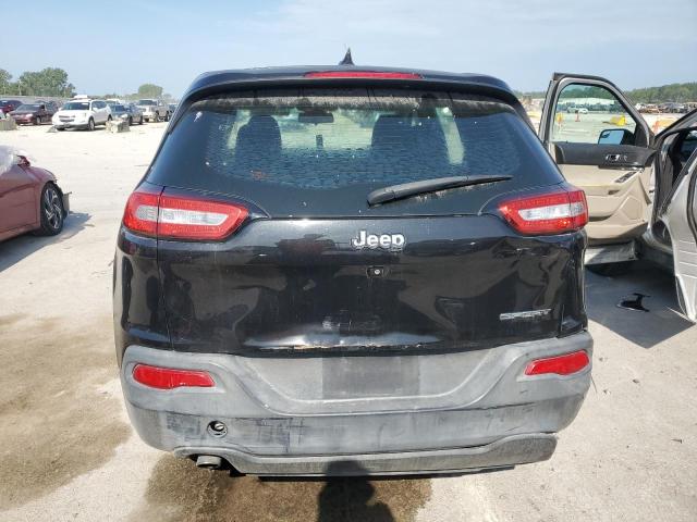 1C4PJLAB1EW123128 - 2014 JEEP CHEROKEE SPORT BLACK photo 6