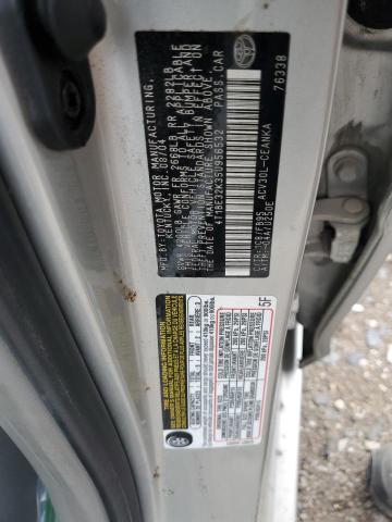 4T1BE32K35U956532 - 2005 TOYOTA CAMRY LE TAN photo 12