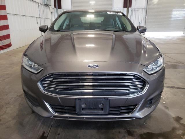 3FA6P0G76ER355910 - 2014 FORD FUSION S GRAY photo 5