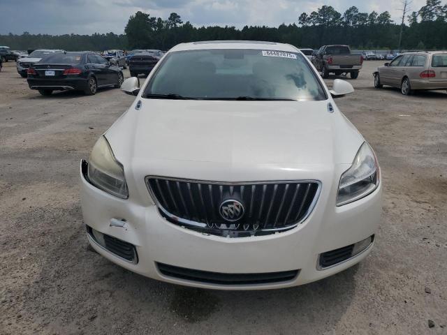 2G4GR5EK8C9151105 - 2012 BUICK REGAL WHITE photo 5