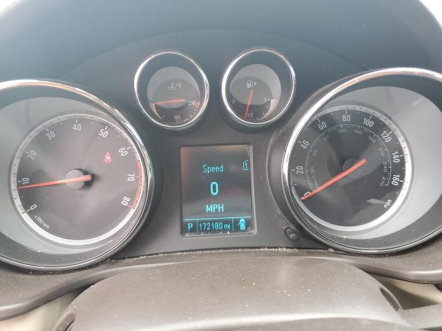 2G4GR5EK8C9151105 - 2012 BUICK REGAL WHITE photo 9