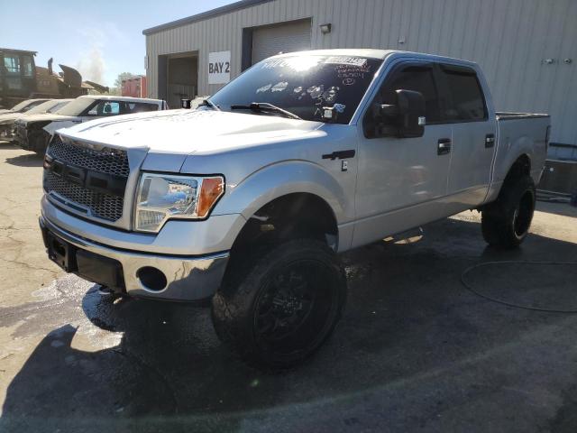 1FTFW1EF5BFC16504 - 2011 FORD F150 SUPERCREW SILVER photo 1