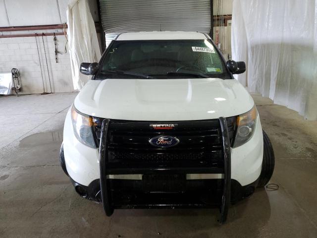 1FM5K8ARXFGA47298 - 2015 FORD EXPLORER POLICE INTERCEPTOR WHITE photo 5