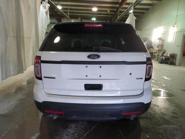 1FM5K8ARXFGA47298 - 2015 FORD EXPLORER POLICE INTERCEPTOR WHITE photo 6