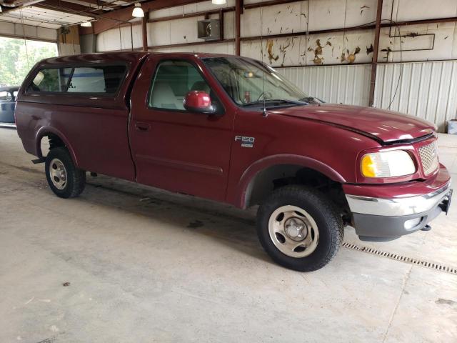 1FTRF18W13NA19491 - 2003 FORD F150 BURGUNDY photo 4