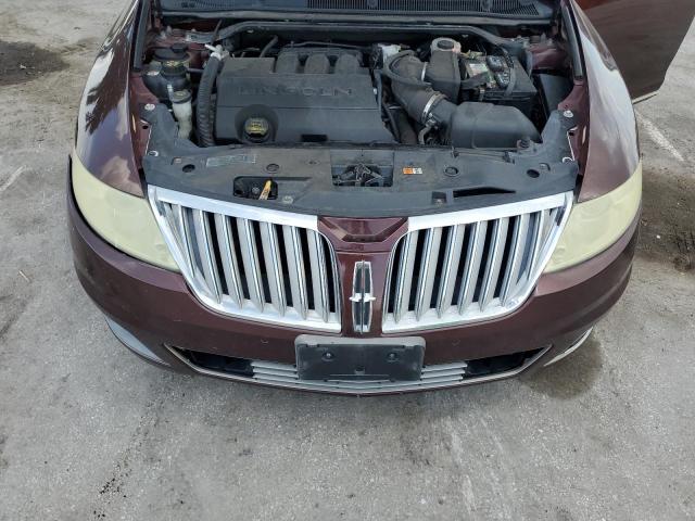 1LNHL9DR5AG613288 - 2010 LINCOLN MKS MAROON photo 11
