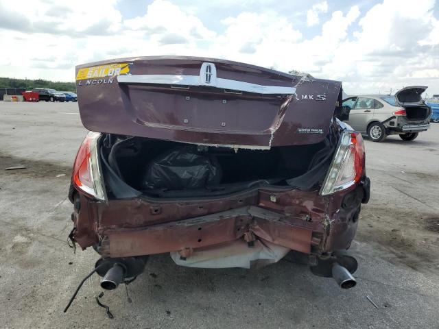 1LNHL9DR5AG613288 - 2010 LINCOLN MKS MAROON photo 6