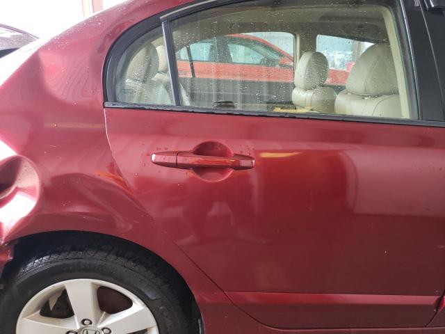 2HGFA16998H532858 - 2008 HONDA CIVIC EXL 勃艮第红 照片 10