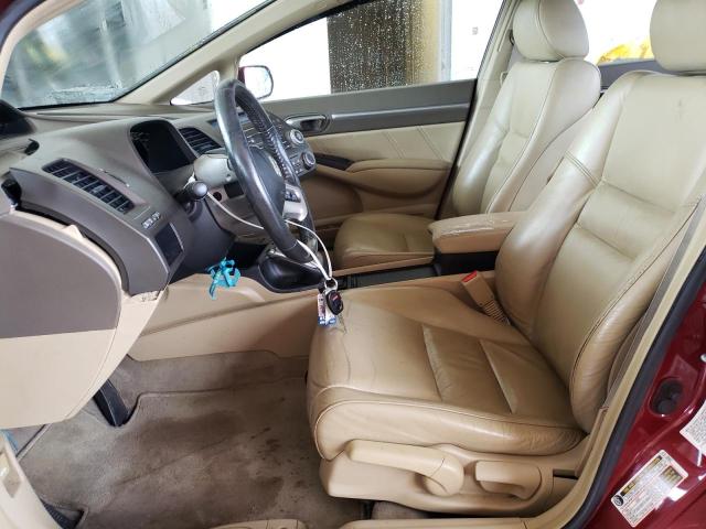 2HGFA16998H532858 - 2008 HONDA CIVIC EXL 勃艮第红 照片 7