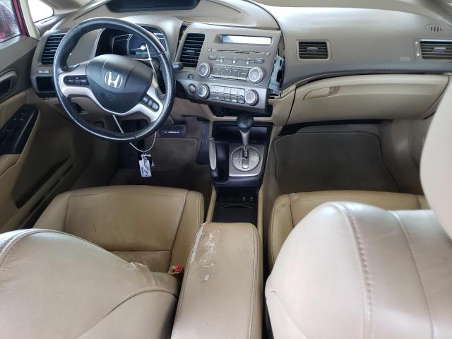 2HGFA16998H532858 - 2008 HONDA CIVIC EXL 勃艮第红 照片 8