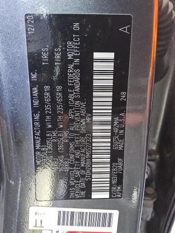 5TDHZRBH1MS527323 - 2021 TOYOTA HIGHLANDER XLE CHARCOAL photo 14