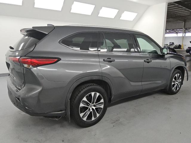 5TDHZRBH1MS527323 - 2021 TOYOTA HIGHLANDER XLE CHARCOAL photo 3