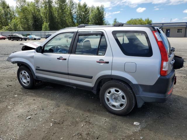 JHLRD78575C007718 - 2005 HONDA CR-V LX SILVER photo 2