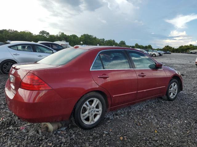1HGCM56877A007075 - 2007 HONDA ACCORD EX RED photo 3
