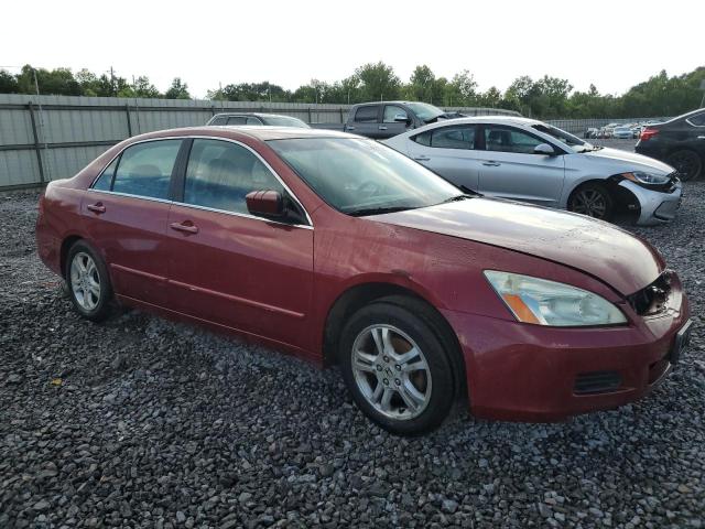1HGCM56877A007075 - 2007 HONDA ACCORD EX RED photo 4