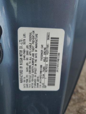 JN1CV6FE1FM810388 - 2015 INFINITI Q60 BASE 蓝色 照片 13