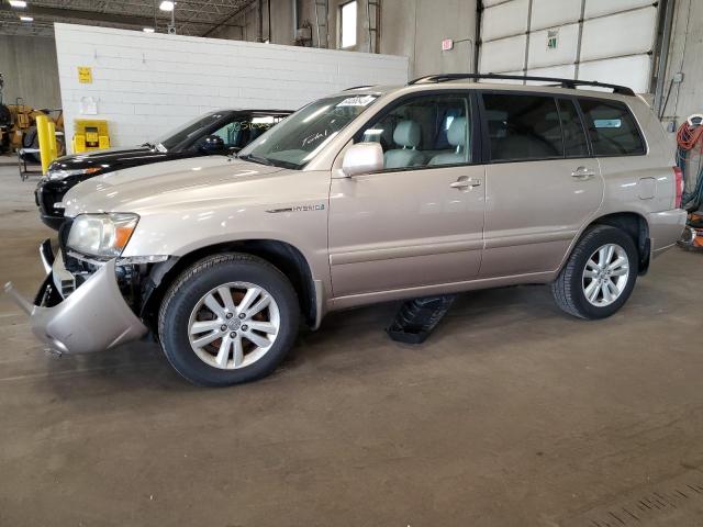 JTEHW21A470041807 - 2007 TOYOTA HIGHLANDER HYBRID BEIGE photo 1