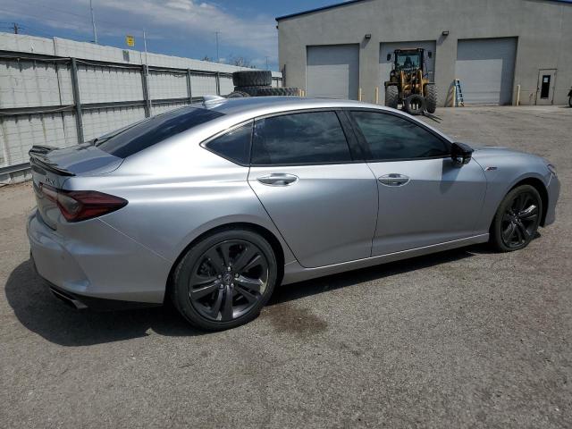 19UUB5F52MA001146 - 2021 ACURA TLX TECH A SILVER photo 3