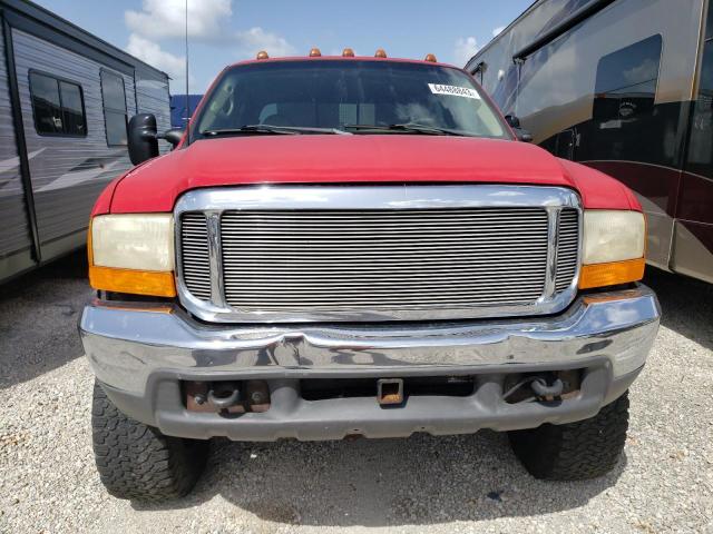 1FTSW31F6YEB97640 - 2000 FORD F350 SRW SUPER DUTY RED photo 5