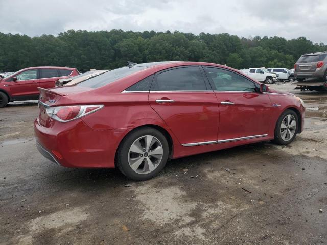 KMHEC4A49BA010850 - 2011 HYUNDAI SONATA HYBRID RED photo 3