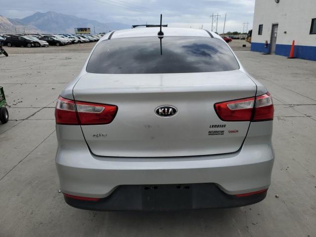 KNADM4A37H6026882 - 2017 KIA RIO EX LX SILVER photo 6