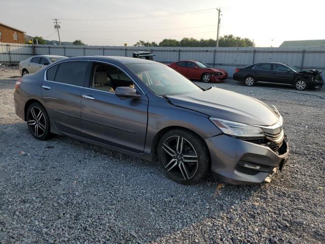 1HGCR3F92GA005264 - 2016 HONDA ACCORD TOURING GRAY photo 4