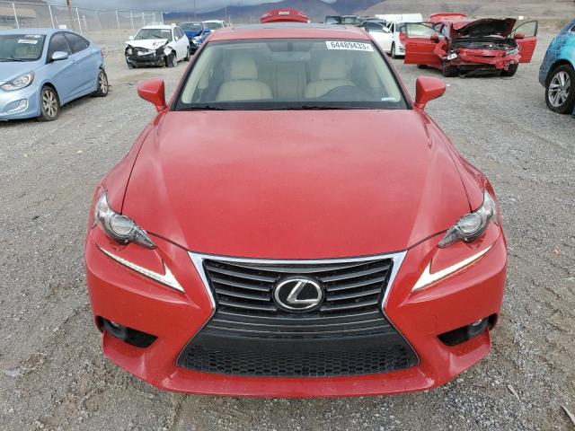 JTHBA1D25G5009053 - 2016 LEXUS IS 200T RED photo 5