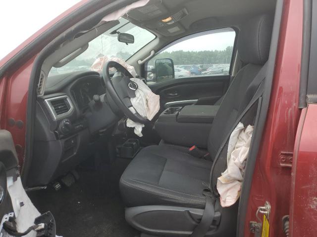 1N6AA1F33JN527573 - 2018 NISSAN TITAN XD S RED photo 7